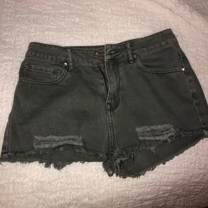 Bullhead grey denim shorts